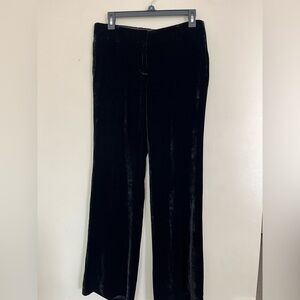 J. Crew Black Velvet Dress Pants in Favorite Fit